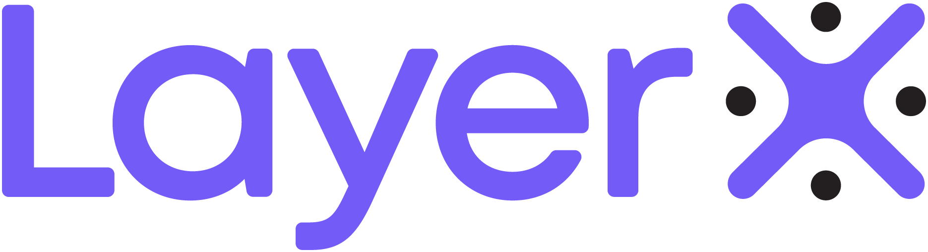 LayerX logo Purple