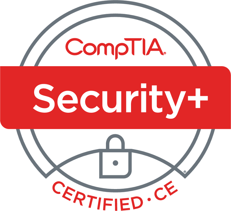 SecurityPlus Logo Certified CE
